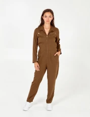 Zip Pocket Boilersuit KHAKI