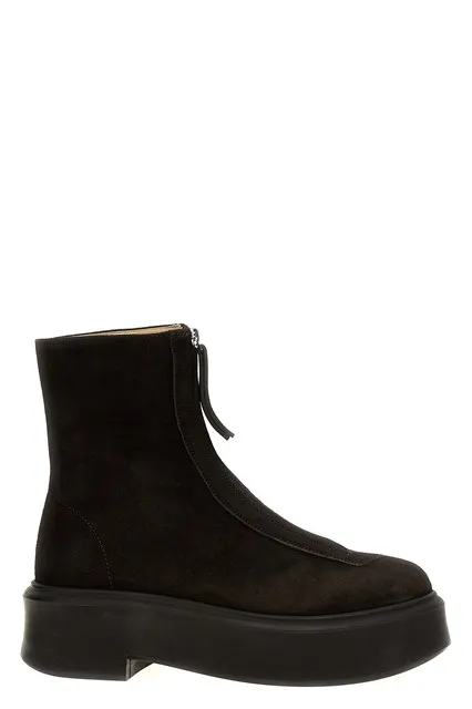 Zipped Boot I ankle boots - Brown