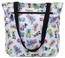 Zipper Tote Travel Bag Mickey Minnie Donald Daisy Goofy Pluto Print Zipper Tote Travel Bag Mickey Minnie Donald Daisy Goofy Pluto Print
