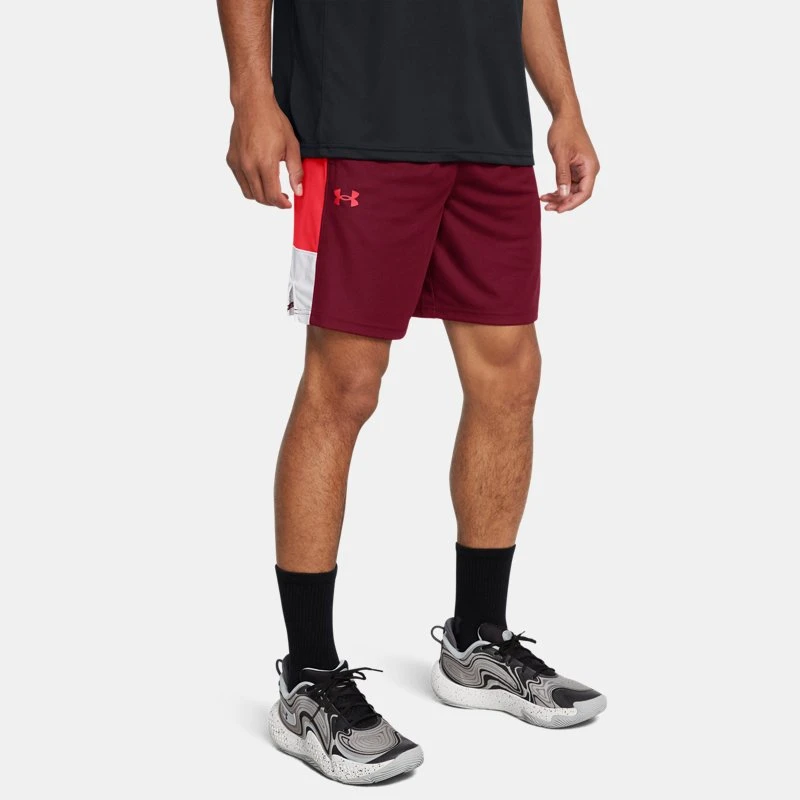 Zone Mens " Shorts Cardinal / Racer Red