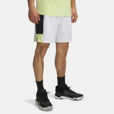 Zone Mens " Woven Shorts White / Black / Sonic Yellow Zone Mens " Woven Shorts White / Black / Sonic Yellow