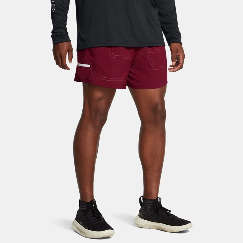Zone Pro Mens " Shorts Cardinal / Cardinal Red