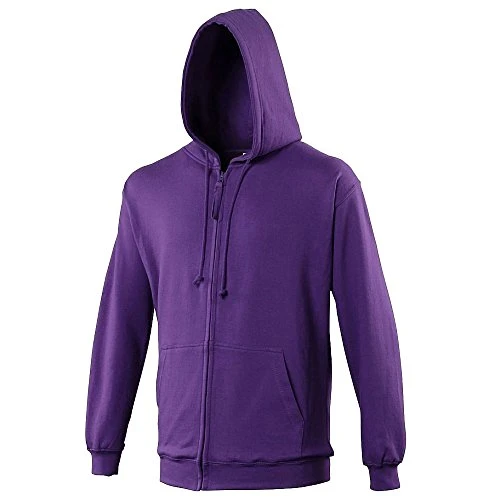 Zoodie Men's Hooded Sweatshirt, purple, Large