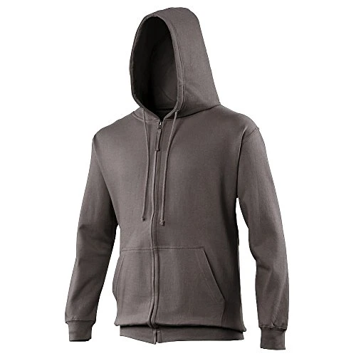 Zoodie Men's Hooded Sweatshirt, Steel Grey, XXL