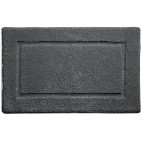 Bamboo Border Graphite Bathmat - 50x80cm