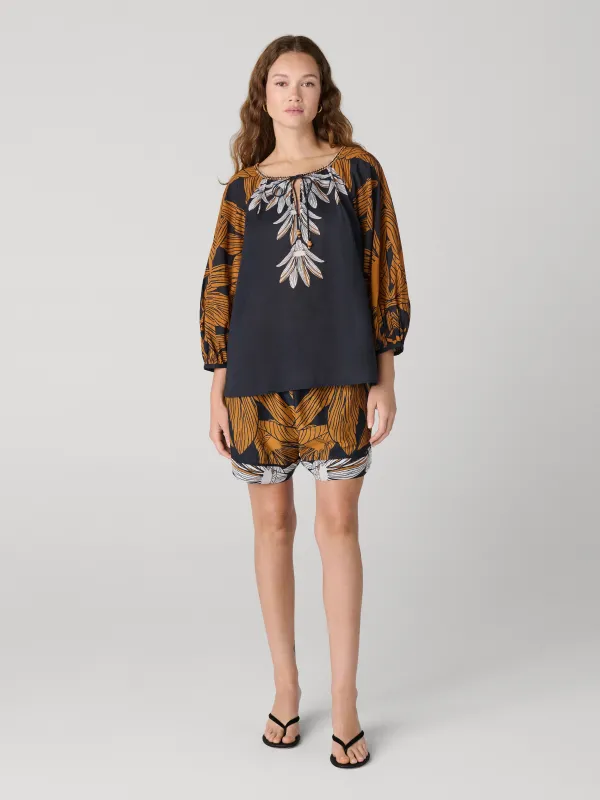 Behati Top - Tiger Lily Black