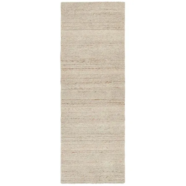 Chunky Knit Rug Runner Cream - 67x200cm