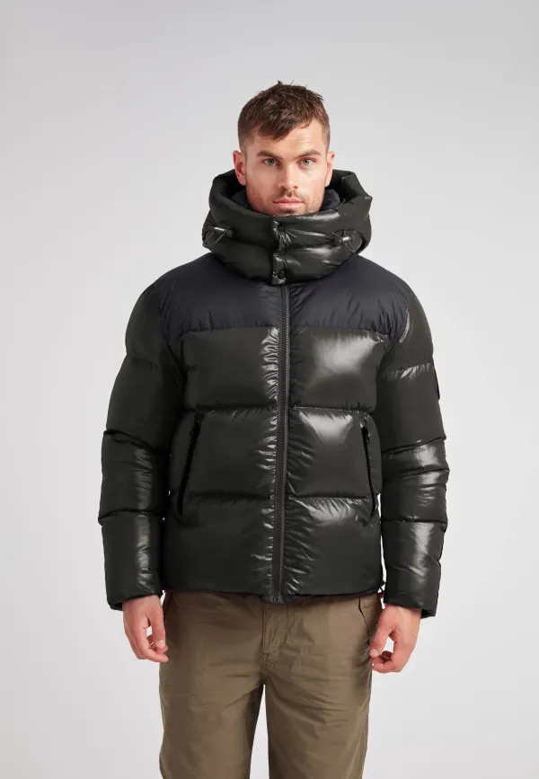 Expedition Parka Puffer Jacket Emerald - Emerald/Black