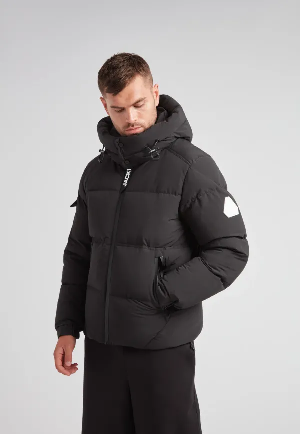EZ Water Puffer Racer Jacket Matt Black