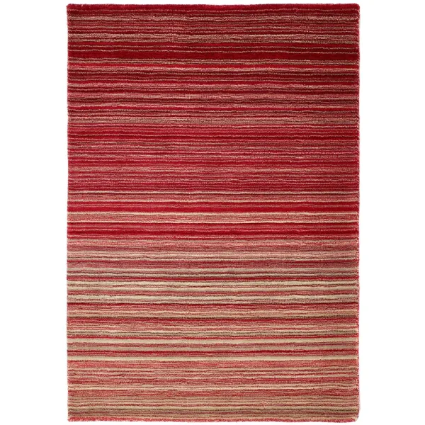 Fine Stripes Rug Red - 120x170cm
