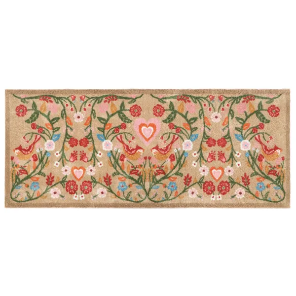 Garden Lovebirds Washable Runner - 65x150cm