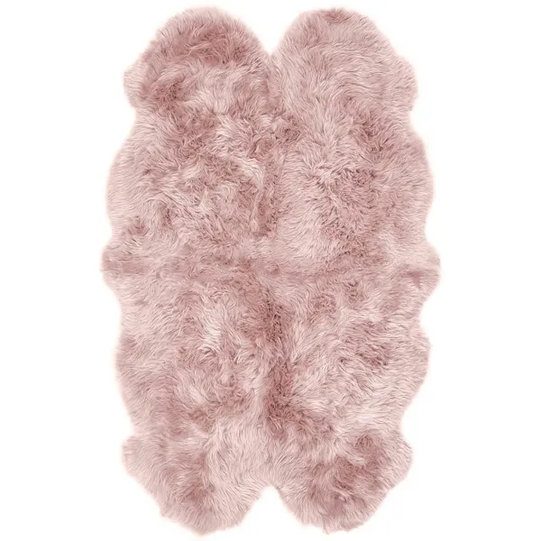 Genuine Sheepskin Rug Adobe Rose - Quad - 105x160cm
