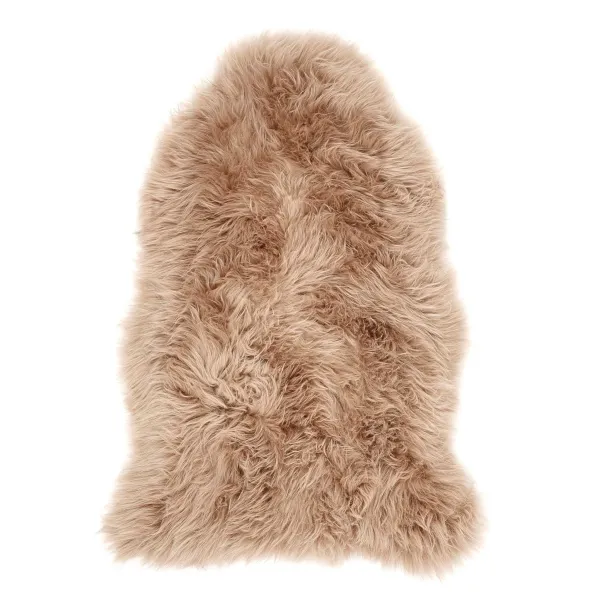 Genuine Sheepskin Rug Mink - Single - 60x95cm
