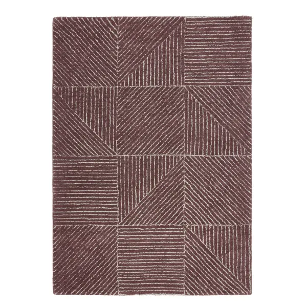 Geometric Rug Berry - 80x150cm