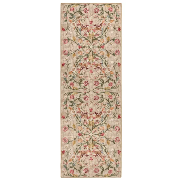 Heritage Garden Eco-Washable Rug Runner - 75x220cm