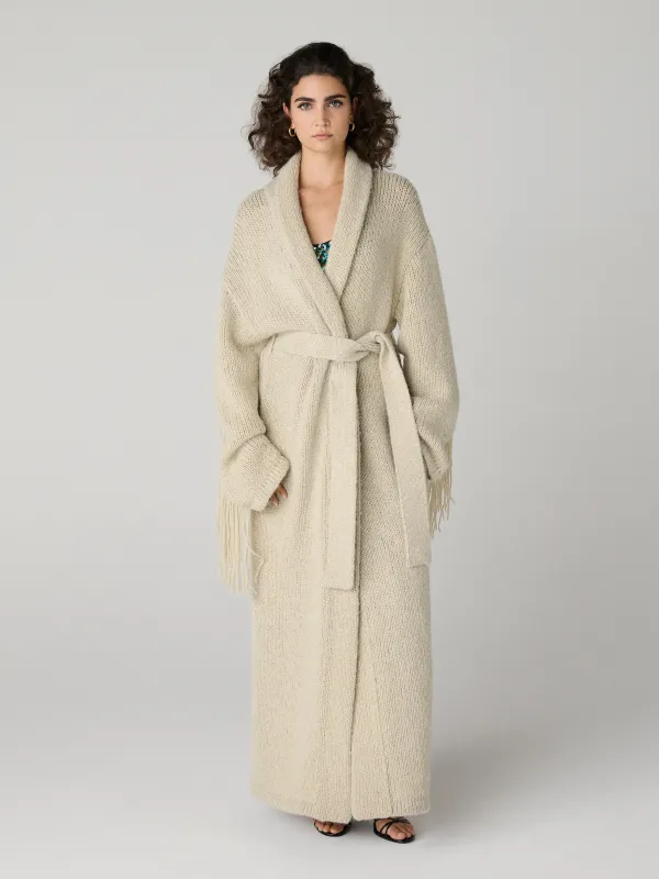 Lanza Alpaca Cardigan Coat