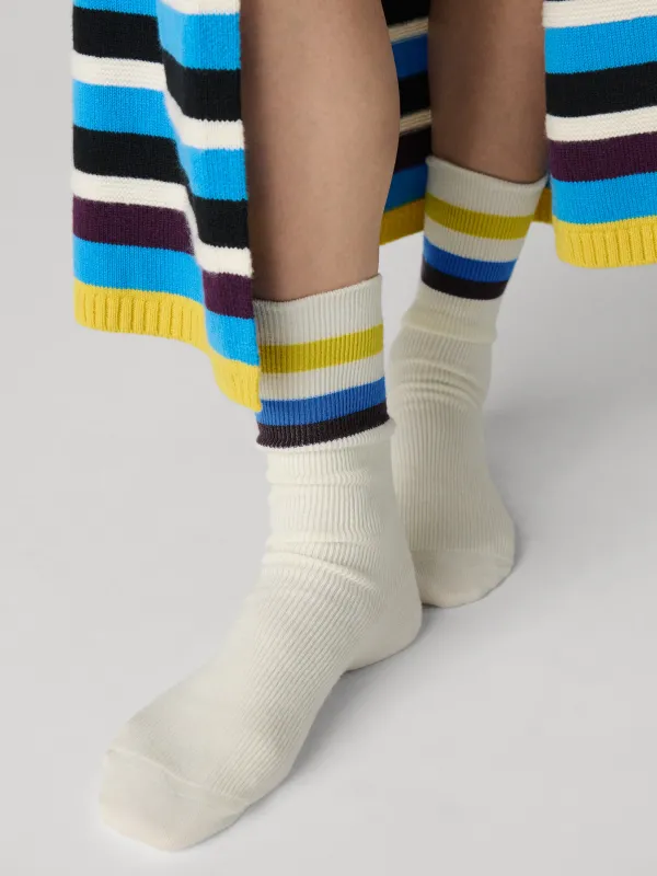 Mila Socks - Ivory Combo