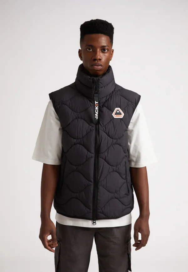 ORB1T Quilted Gilet - Black