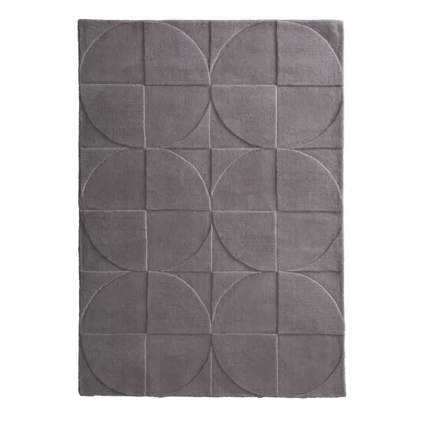 Penny Rug Grey Mauve - 160x230cm