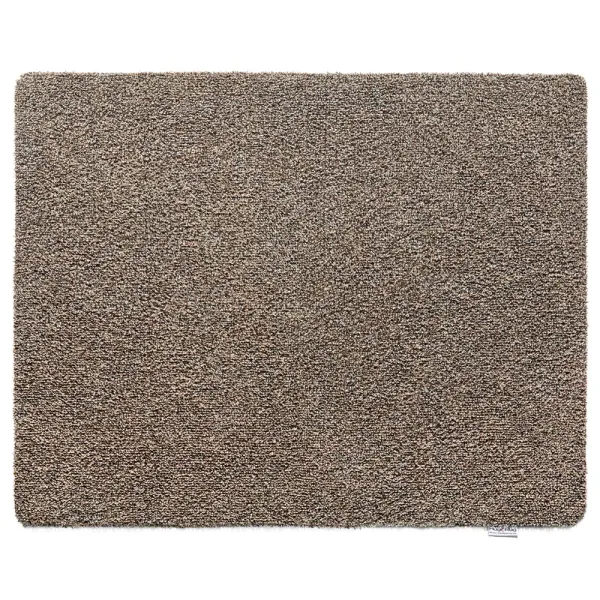 Plain Fleck - Coffee Washable Doormat - 80x100cm