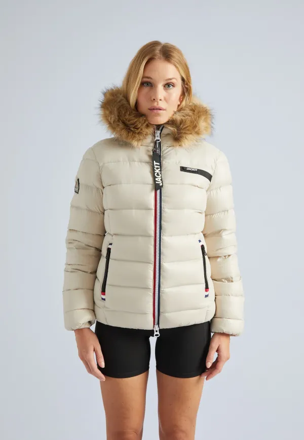 R3D Tricolore Zip Jacket - Stone