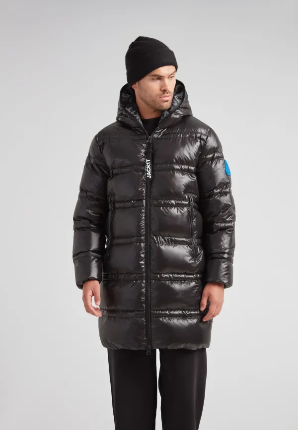 R4D Tramline Puffer Coat Lux Black