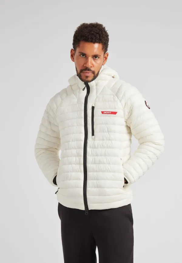 SATEL1TE Hooded Jacket 20 Vintage White