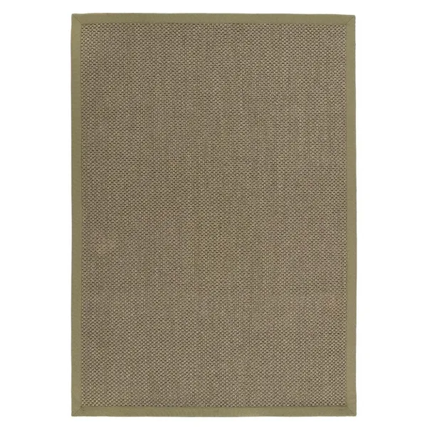Sisal Green with Sage Green Border Rug - 160x230cm