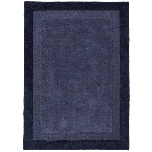 Stacked Borders Evening Blue Rug - 200x290cm