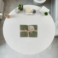 100 Organic Cotton Face Cloths - Gift Ribboned 100 Organic Cotton Face Cloths - Gift Ribboned