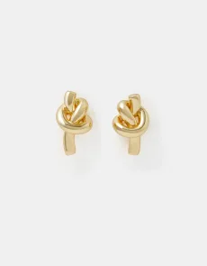 14ct Gold-plated Knot Stud Earrings 14ct Gold-plated Knot Stud Earrings