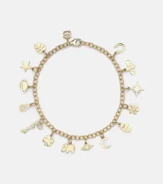 14kt gold charm bracelet 14kt gold charm bracelet