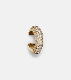 14kt gold ear cuff with diamonds 14kt gold ear cuff with diamonds