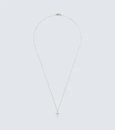 14kt white gold pendant necklace with diamonds 14kt white gold pendant necklace with diamonds
