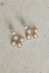 18k Gold Plated Back In The Day Earrings Gold 18k Gold Plated Back In The Day Earrings Gold