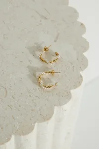 18k Gold Plated Exotic Pearl Earrings Gold 18k Gold Plated Exotic Pearl Earrings Gold