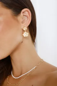 18k Gold Plated Kindness Earrings Gold 18k Gold Plated Kindness Earrings Gold