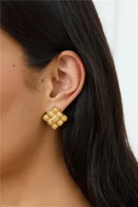 18k Gold Plated Luxa Earrings Gold 18k Gold Plated Luxa Earrings Gold