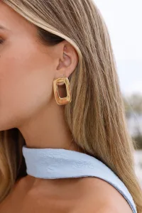 18k Gold Plated Sublime Earrings Gold 18k Gold Plated Sublime Earrings Gold