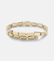 18kt gold bracelet with diamonds 18kt gold bracelet with diamonds