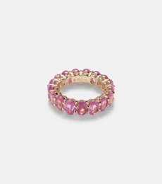 18kt gold eternity ring with sapphires 18kt gold eternity ring with sapphires