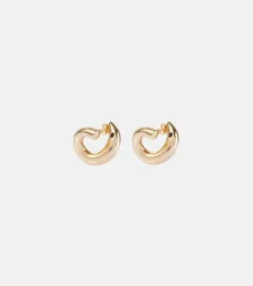 18kt gold-plated sterling silver earrings