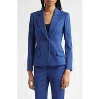 2 Piece Double Button Business Casual Women Suit (BlazerPants) - US 12 Royal Blue 2 Piece Double Button Business Casual Women Suit (BlazerPants) - US 12 Royal Blue