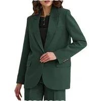 2 PIeces Peak Lapel Women Suit (BlazerPants) - US 12 Hunt Green 2 PIeces Peak Lapel Women Suit (BlazerPants) - US 12 Hunt Green