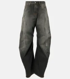 2006F distressed low-rise wide-leg jeans 2006F distressed low-rise wide-leg jeans