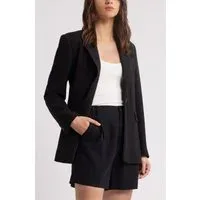 2025 Summer New Shorts Set Single Buttons Casual Women's Suit (BlazerShorts) - US 12 Black 2025 Summer New Shorts Set Single Buttons Casual Women's Suit (BlazerShorts) - US 12 Black