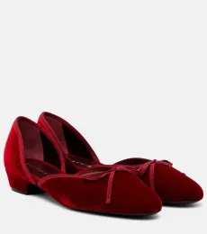 247 velvet ballet flats