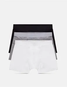 3-Pack Mix Trunks Assorted Cotton Stretch Plain Men's 3-Pack Mix Trunks Assorted Cotton Stretch Plain Men's