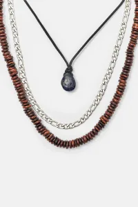 3-Pack Of Beaded And Stone Necklaces 3-Pack Of Beaded And Stone Necklaces