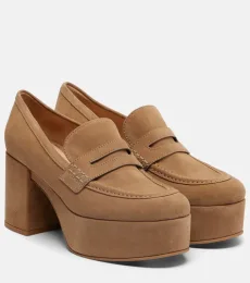 35 suede loafer pumps 35 suede loafer pumps